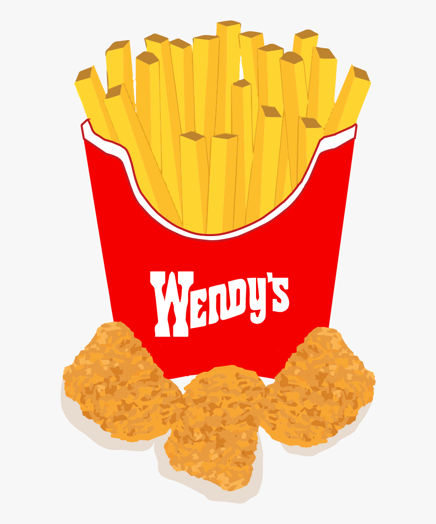 Wendy"s Chicken Nuggets And Fries"
 Class="img Responsive - Potato Chip, HD Png Download, Free Download