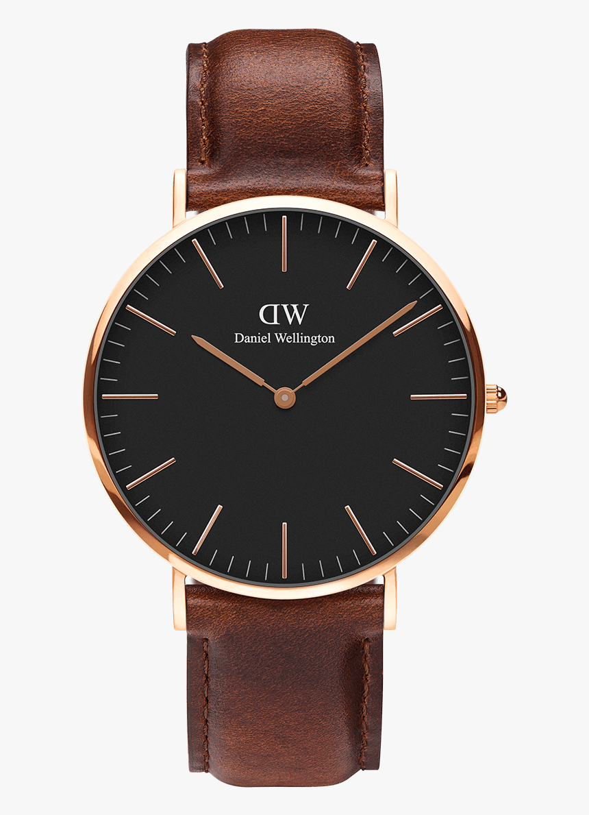 Classic Black St Mawes 40 Rose Gold - Classic Durham Daniel Wellington, HD Png Download, Free Download