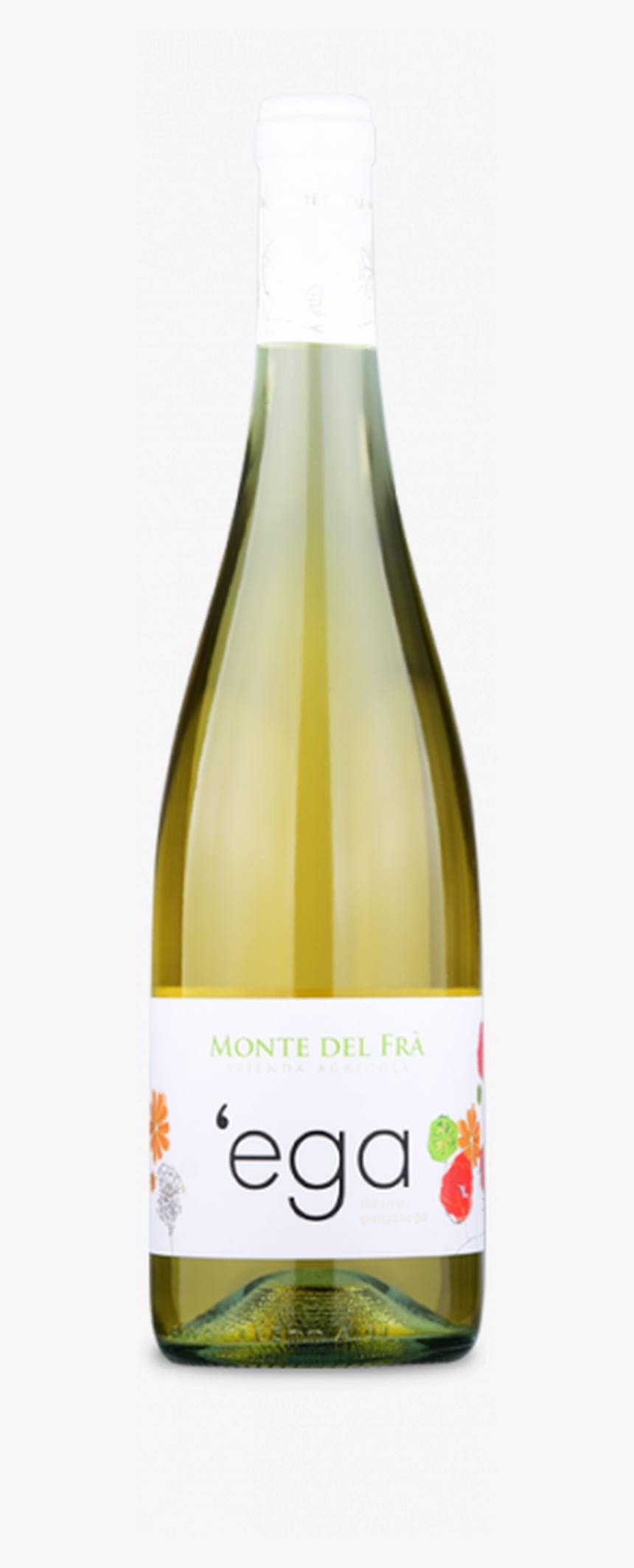 Monte Del Frá Ega Garganega Igt - Glass Bottle, HD Png Download, Free Download