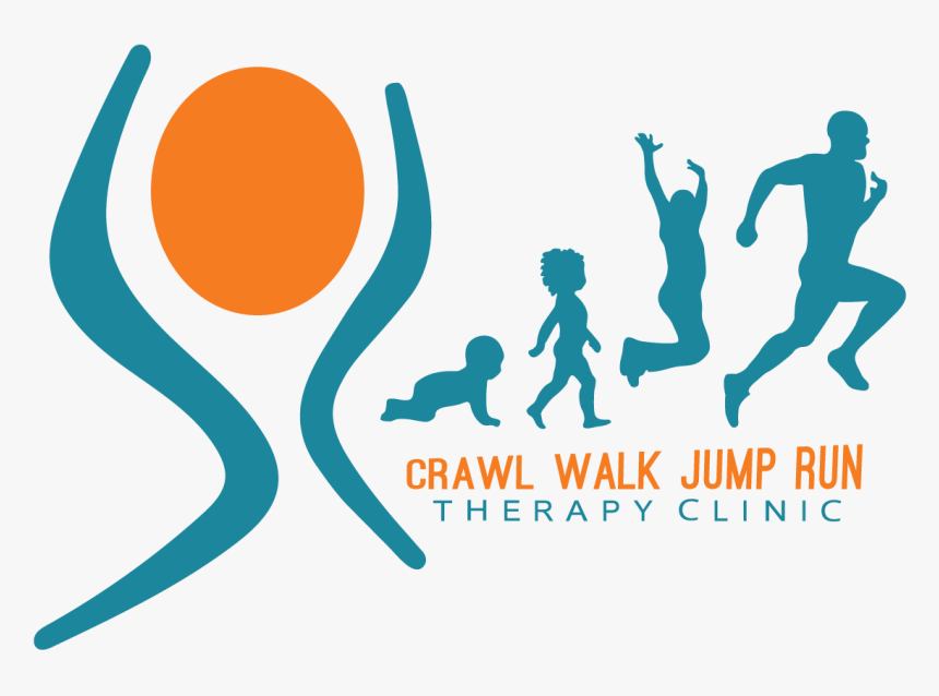 Crawl Walk Jump Run Therapy Clinic - Runner Silhouette, HD Png Download, Free Download