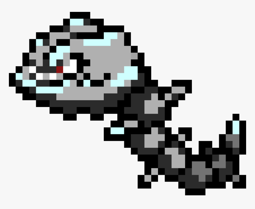 Pixel Art Pokemon Steelix, HD Png Download, Free Download