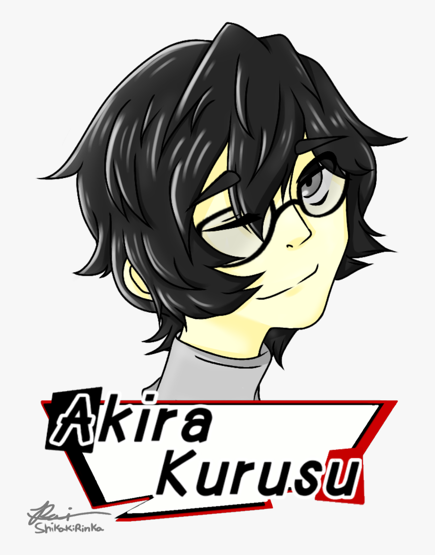 Persona 5 Akira Png - Cartoon, Transparent Png, Free Download