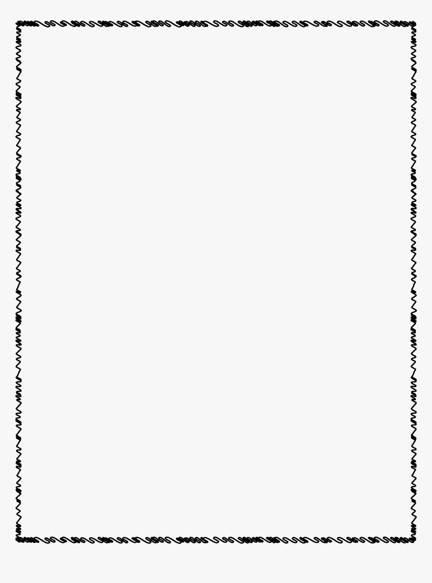 Borders And Frames Thumbnail Clip Art - Simple Border Clipart Black And White, HD Png Download, Free Download