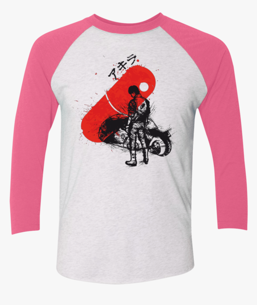 Red Sun Akira Men"s Triblend 3/4 Sleeve - Akira Collection Shirt, HD Png Download, Free Download