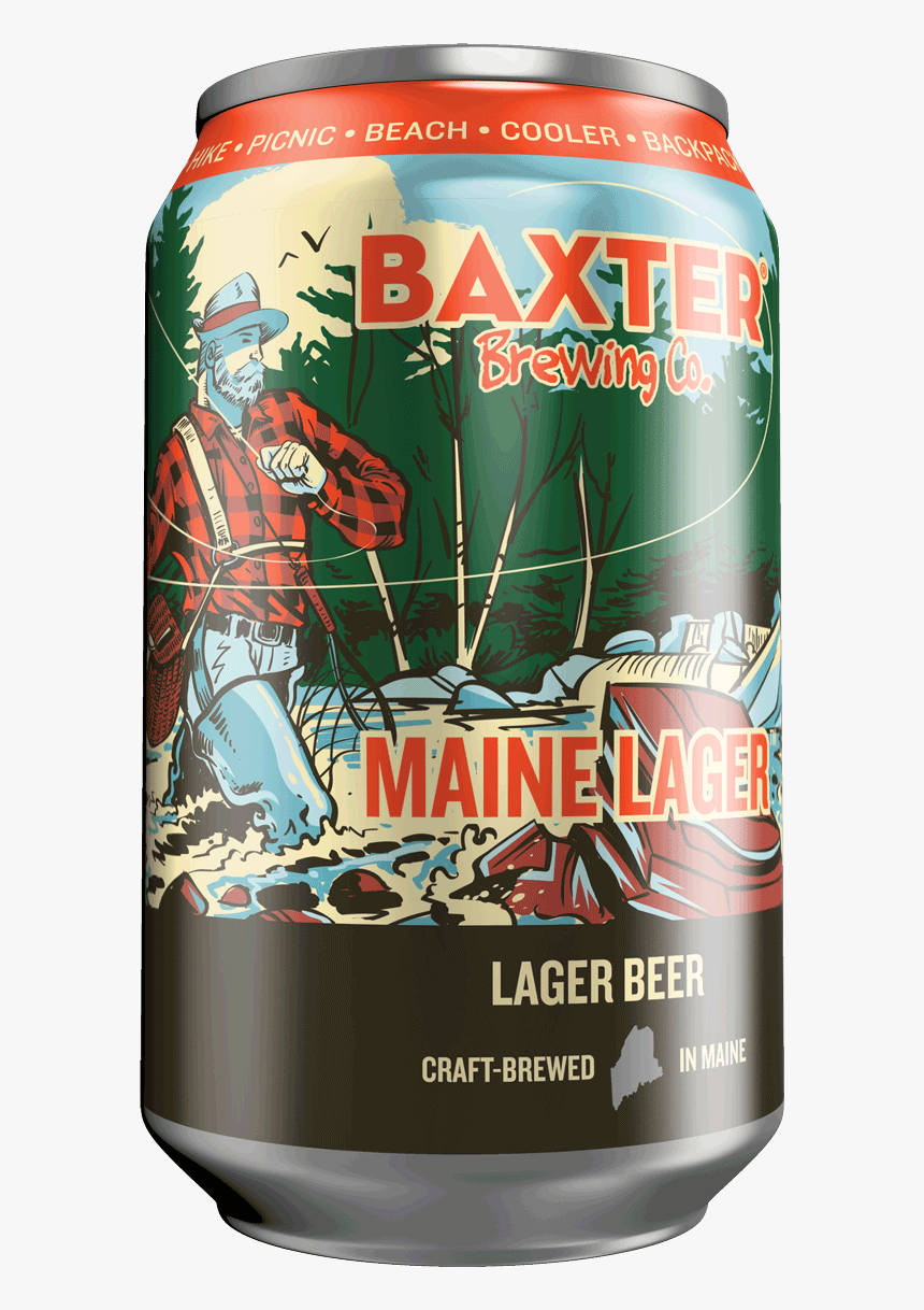 Pbr Can Png , Png Download - Baxter Brewing Maine Lager, Transparent Png, Free Download