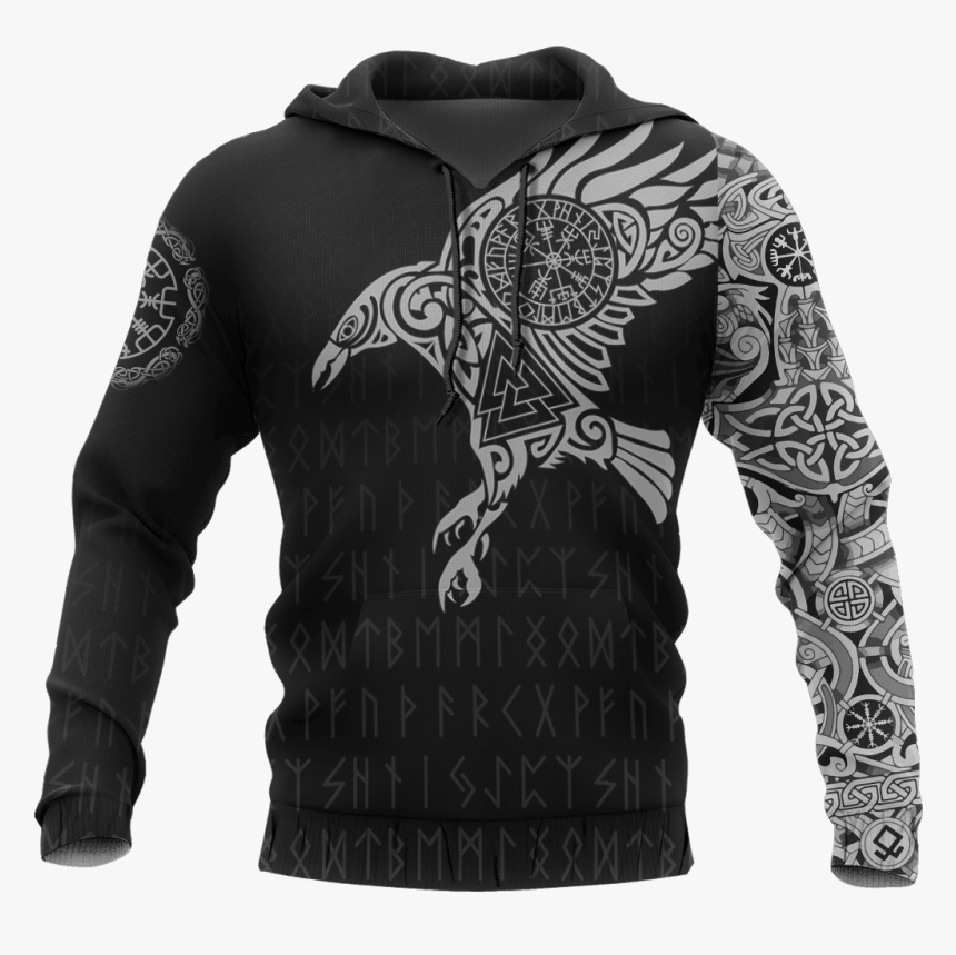 The Raven Of Odin Tattoo - Raven Of Odin Hoodie, HD Png Download, Free Download