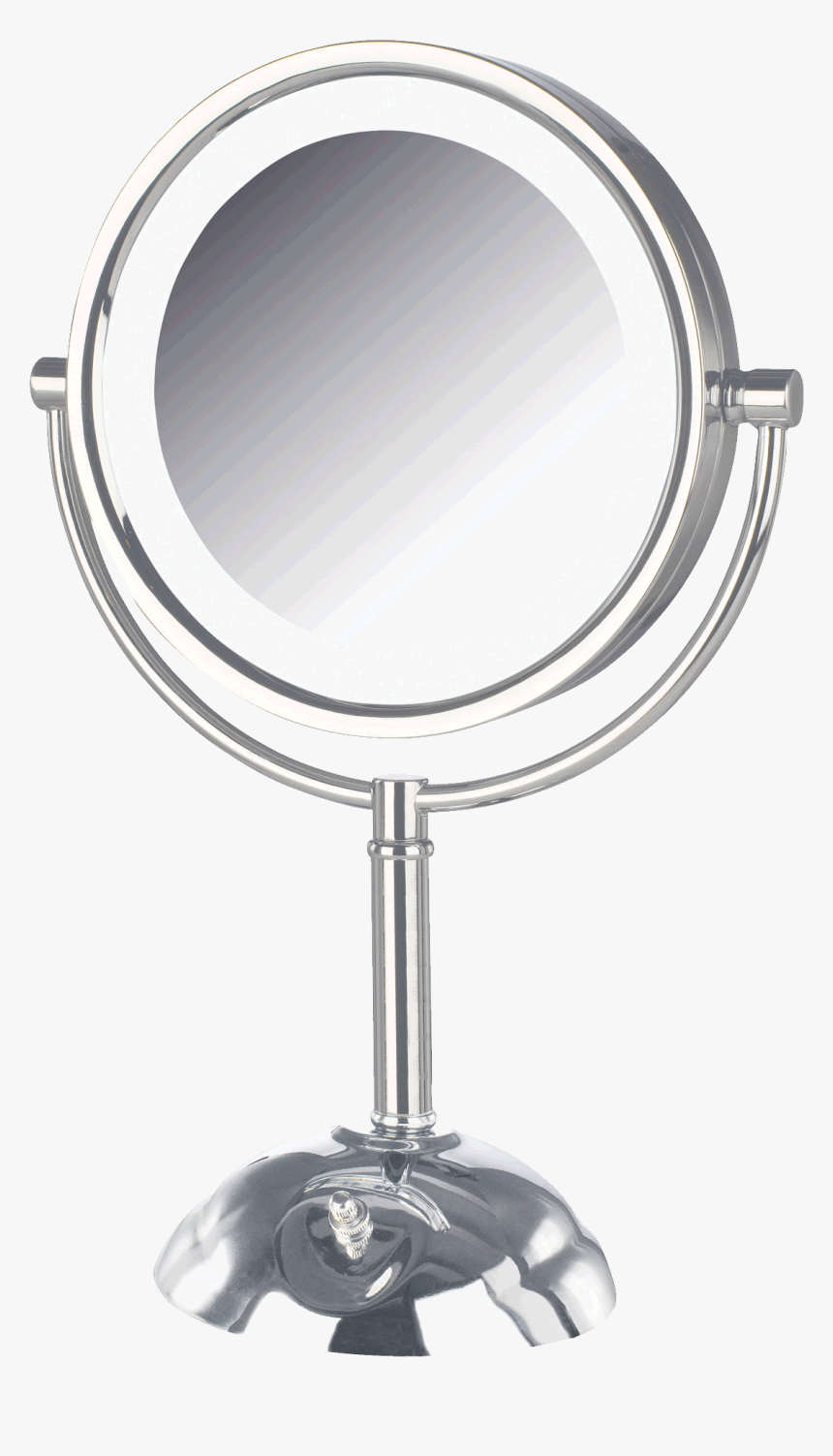 Polished Chrome - Jerdon 8x Led-lighted Vanity Mirror Hl8808, HD Png Download, Free Download