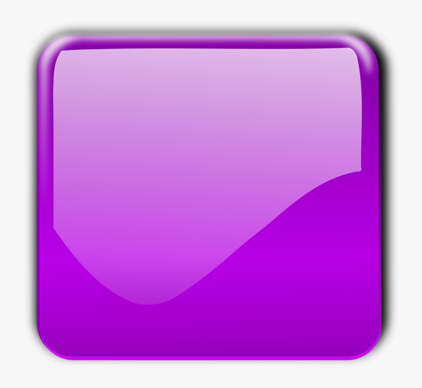 Violet Rectangle Computer Icons Square Button - Purple Square Button Transparent, HD Png Download, Free Download
