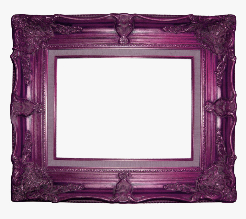 Picture Design,magenta,square - Fancy Wooden Picture Frame, HD Png Download, Free Download