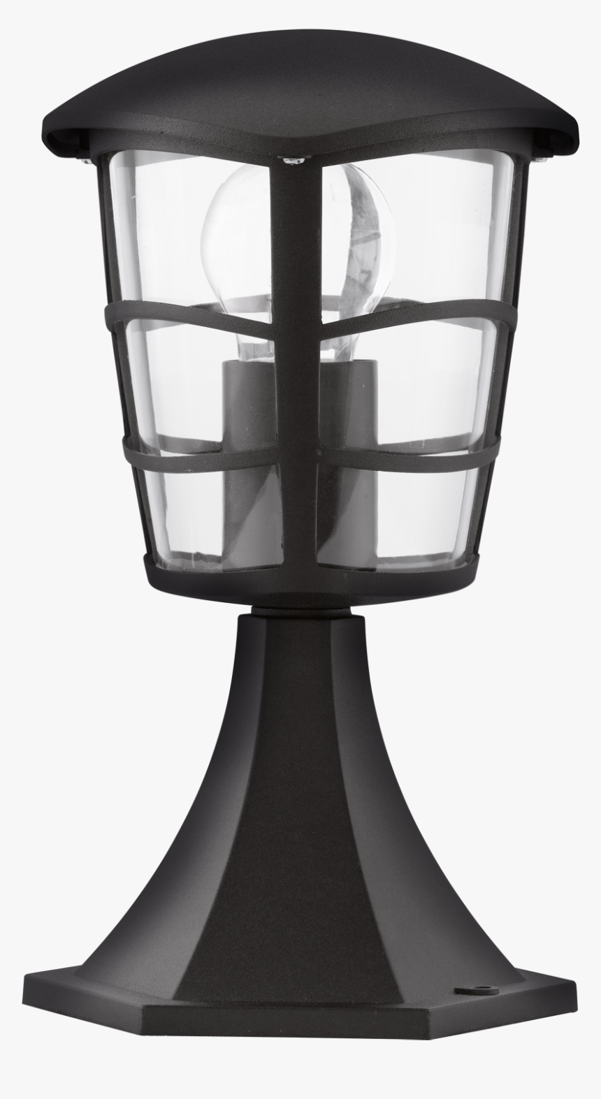 Aloria Outdoor Lampost Black - Eglo Aloria Contemporary Outdoor Pedestal Lantern Pedestal, HD Png Download, Free Download