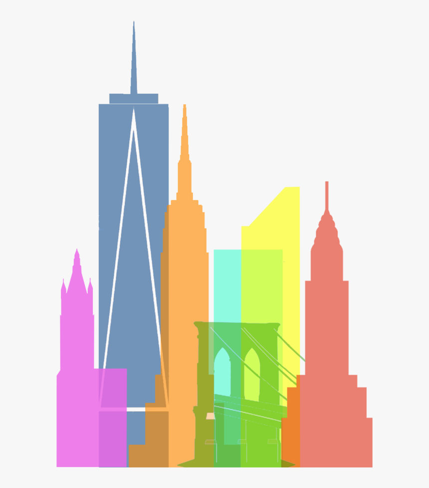 Drawing Structures Building New York - Nyc Png Drawing, Transparent Png, Free Download