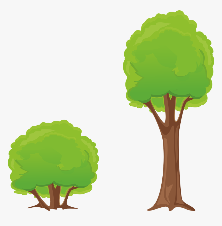 Tree And Bush Clipart, HD Png Download, Free Download