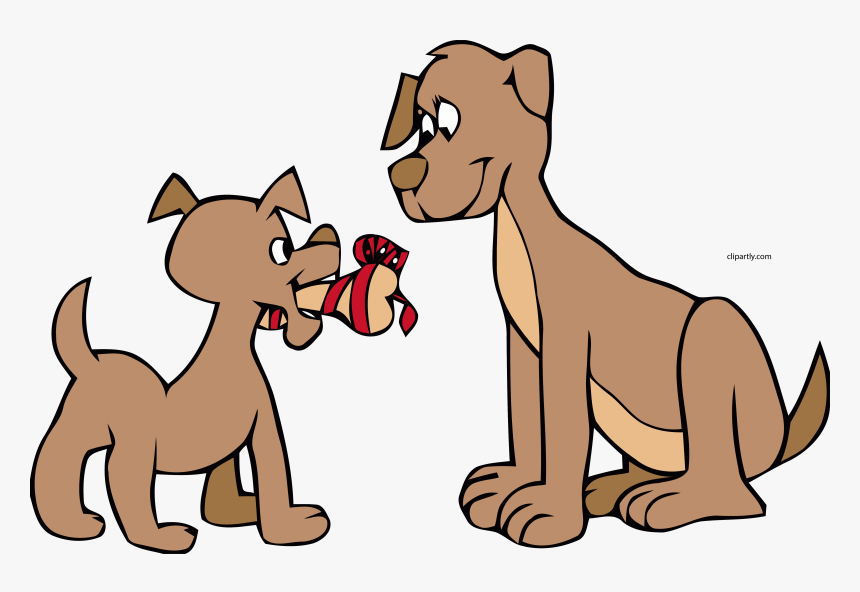 Dog Bone Clipart Png Transparent Png , Png Download - Dog And Puppy Clipart, Png Download, Free Download