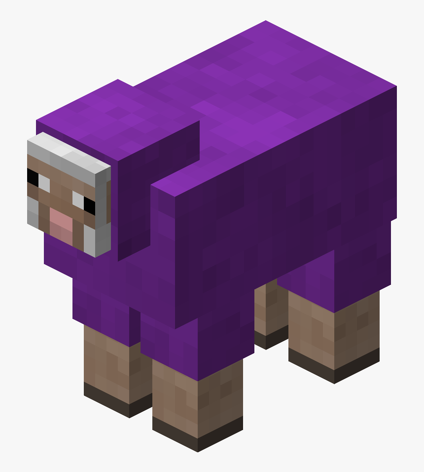 Minecraft Light Blue Sheep, HD Png Download, Free Download