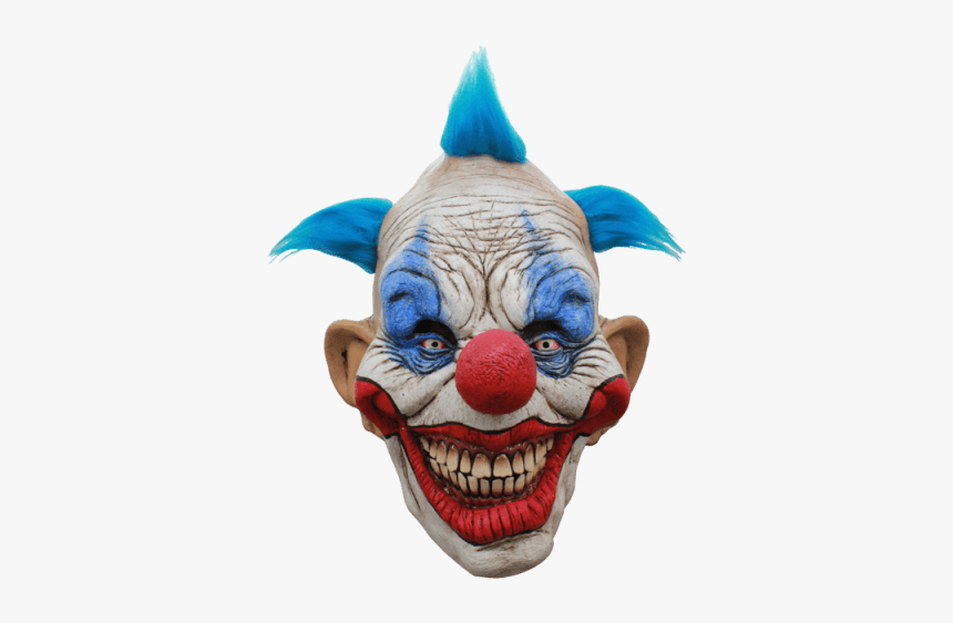 Scary Clown Mask Halloween - Clown Mask, HD Png Download, Free Download