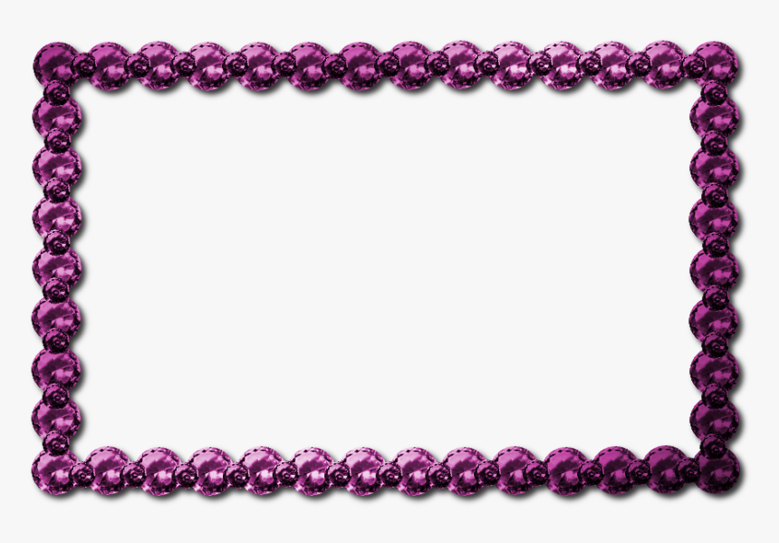 Download Pink Jewel Border Png Clipart Clip Art Purple - Cherry Border Clip Art, Transparent Png, Free Download