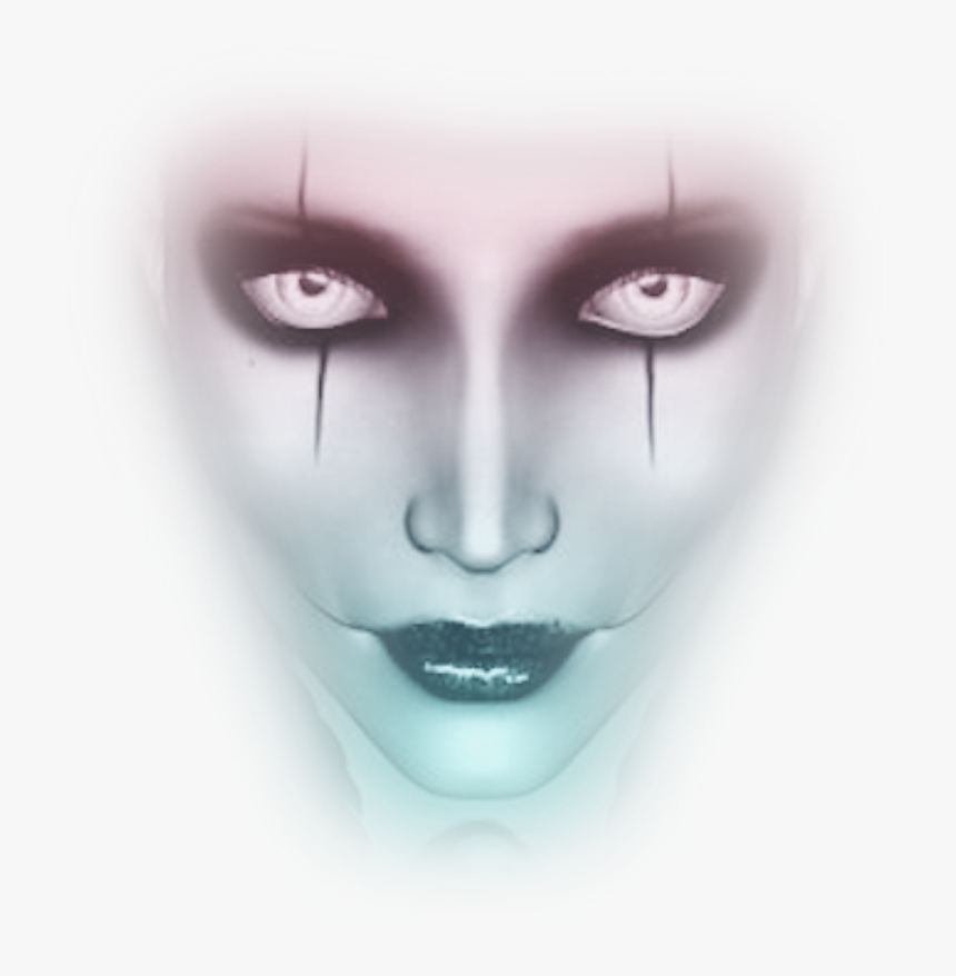 #face #scary #mask #gradient - Close-up, HD Png Download, Free Download