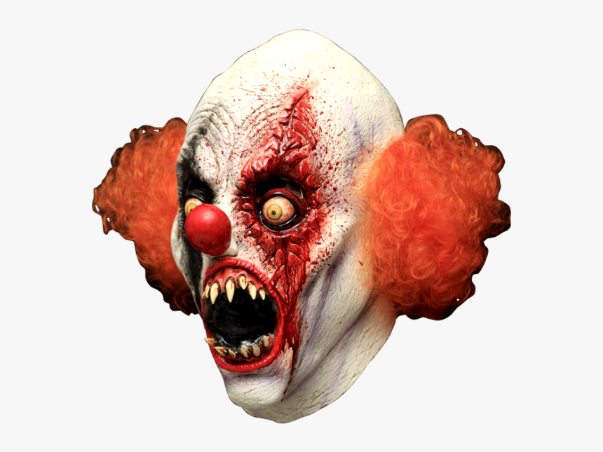 Evil Clown Png - Creepy Clown Mask, Transparent Png, Free Download