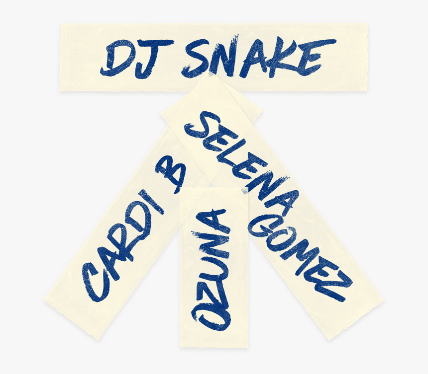 Dj Snake Taki Taki Album Cover , Png Download - Calligraphy, Transparent Png, Free Download