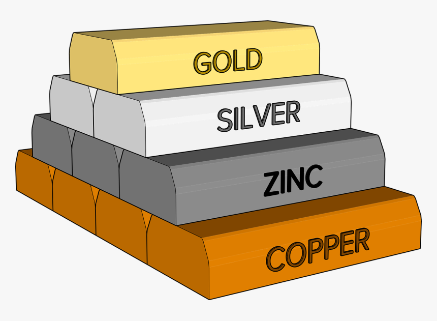 Ingots Mining Copper Free Picture - Gold Copper And Zinc, HD Png Download, Free Download