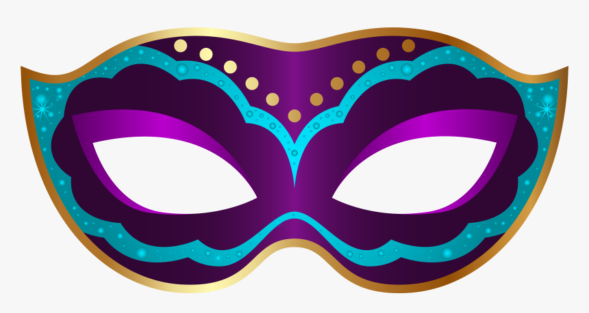 Transparent Background Mardi Gras Clip Art Mask, HD Png Download, Free Download