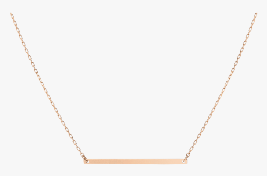 Top Gold Bar Necklace Aurate New York Za18 - Necklace, HD Png Download, Free Download
