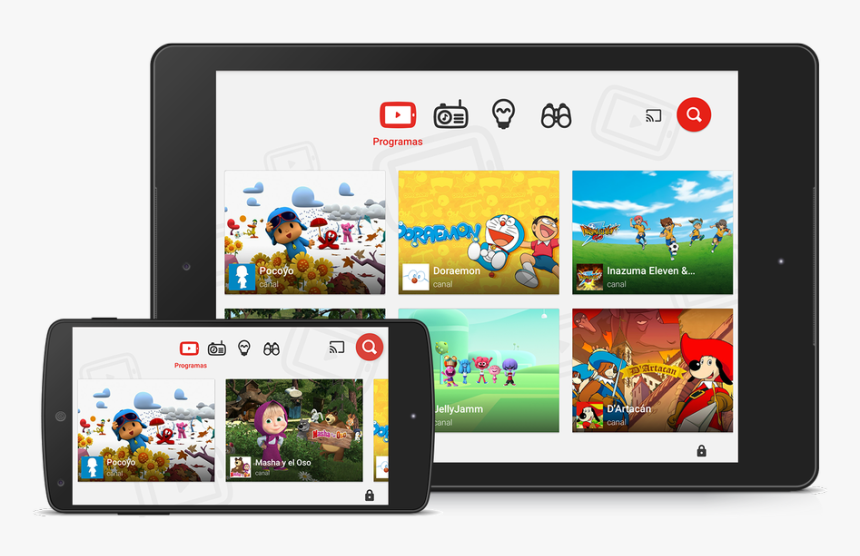 Youtube Kids Homepage, HD Png Download, Free Download