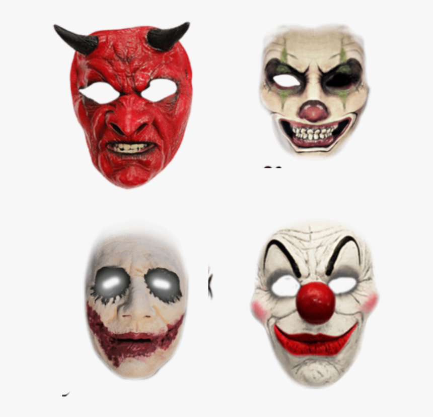 #mask #dressup #costume #makeup #scary #horror #halloween - Face Mask, HD Png Download, Free Download