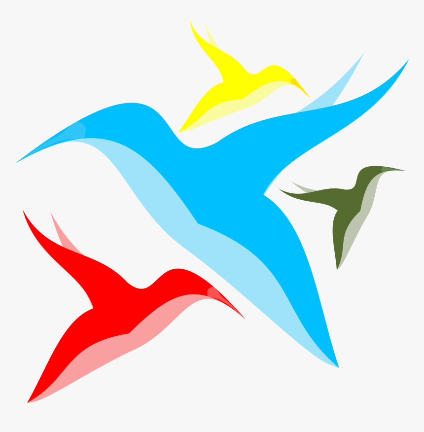 Bird Vectors Clip Arts - Bird Backgrounds For Ppt, HD Png Download, Free Download