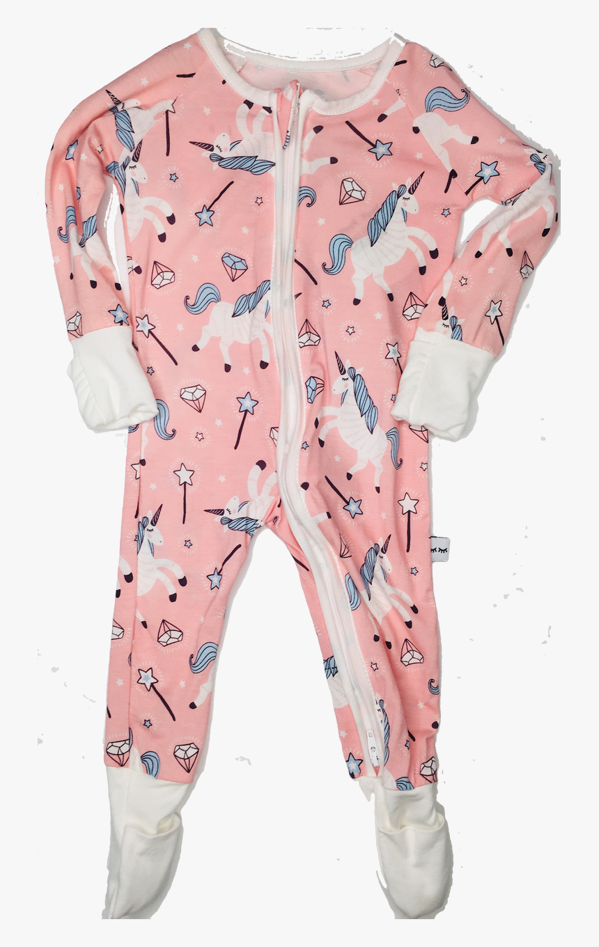 Unicorn Baby Convertible Romper/footie Sleeper - Pajamas, HD Png Download, Free Download