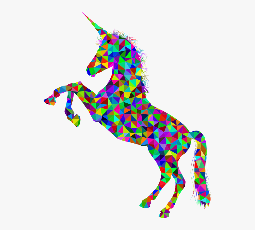 Colourful Unicorn - Unicorn Png, Transparent Png, Free Download
