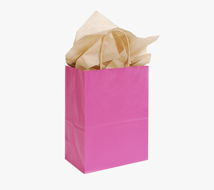 Paper Bag Pink Tissue Paper, HD Png Download, Free Download