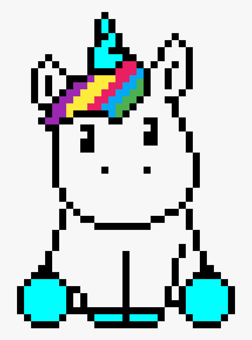 Pixel Art Unicorno, HD Png Download, Free Download