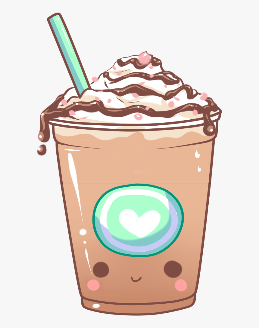 Coffee Clipart Iced Coffee - Kawaii Png, Transparent Png, Free Download