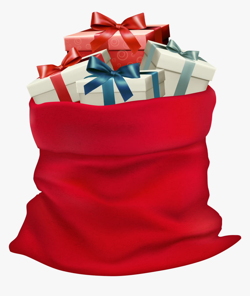 Santa Bag Png, Transparent Png, Free Download