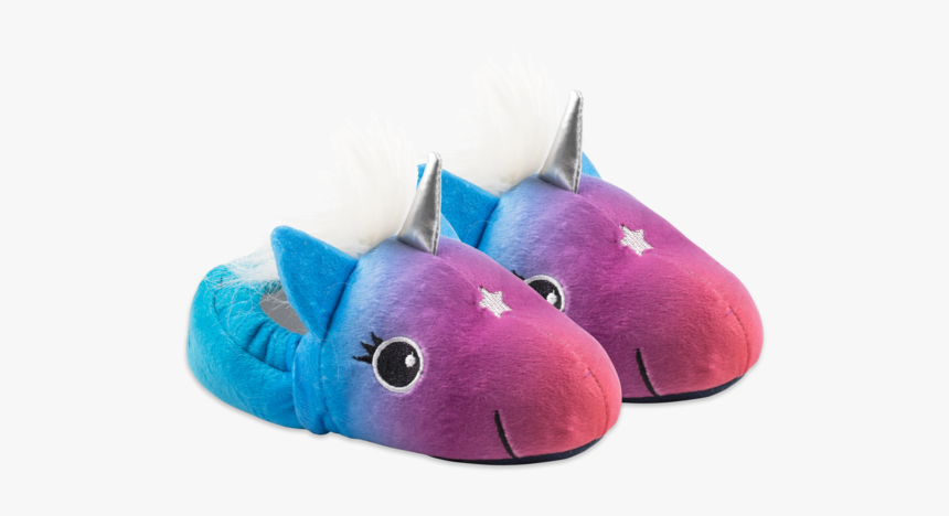 Kids Unicorn Slippers - Stuffed Toy, HD Png Download, Free Download