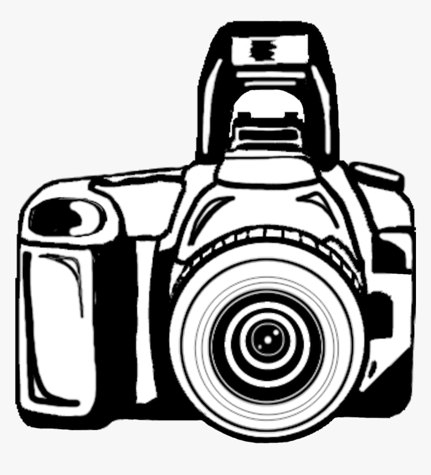Camera Free Clipart Clip Art On Transparent Png - Camera Black And White, Png Download, Free Download
