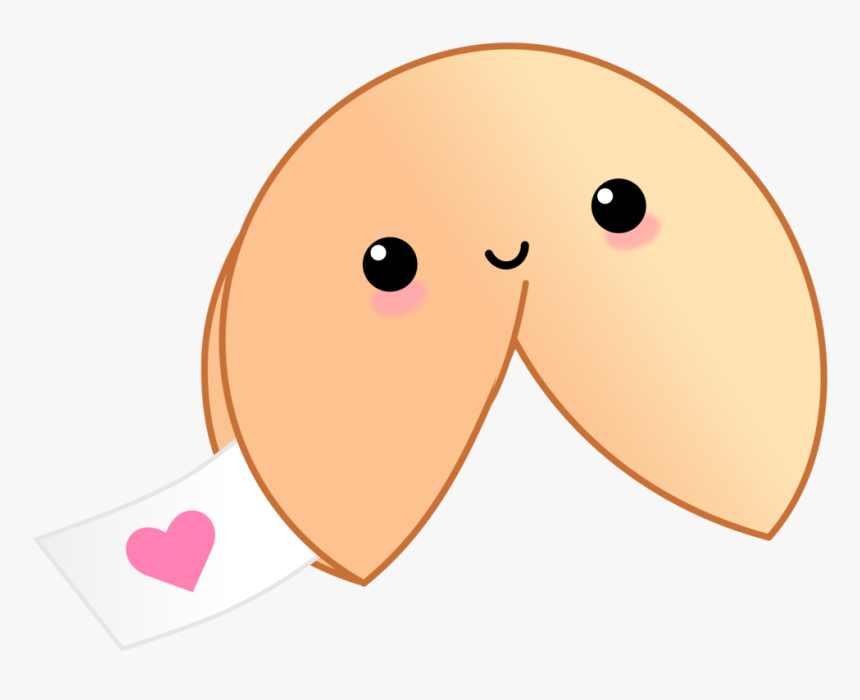 Fortune Cookie Biscuits Kawaii - Chinese Fortune Cookie Clipart, HD Png Download, Free Download