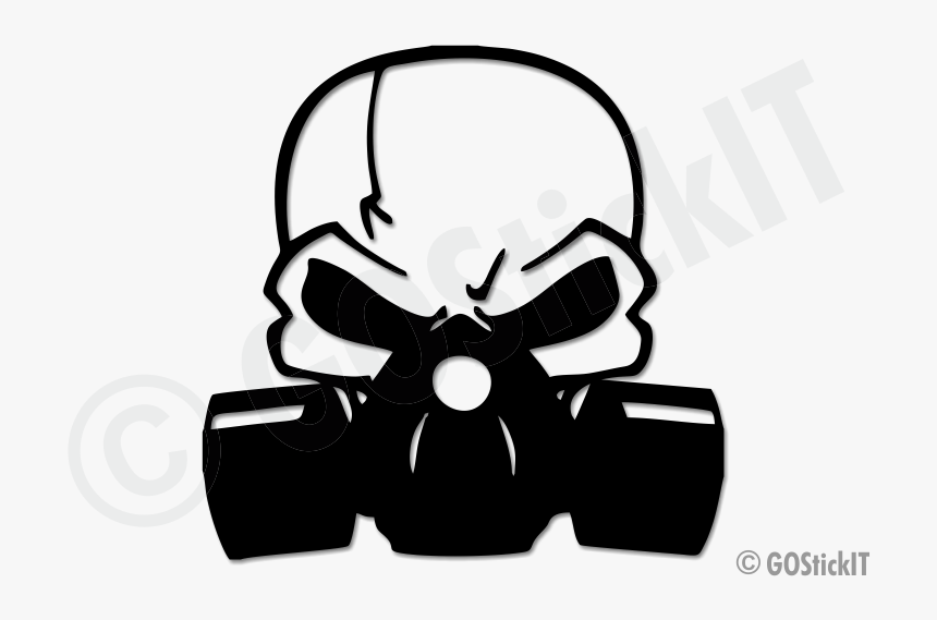 Helmet Gas Mask Tattoo, Car Decals, Vinyl Decals, Tattoo - Free Gas Mask Logo, HD Png Download, Free Download