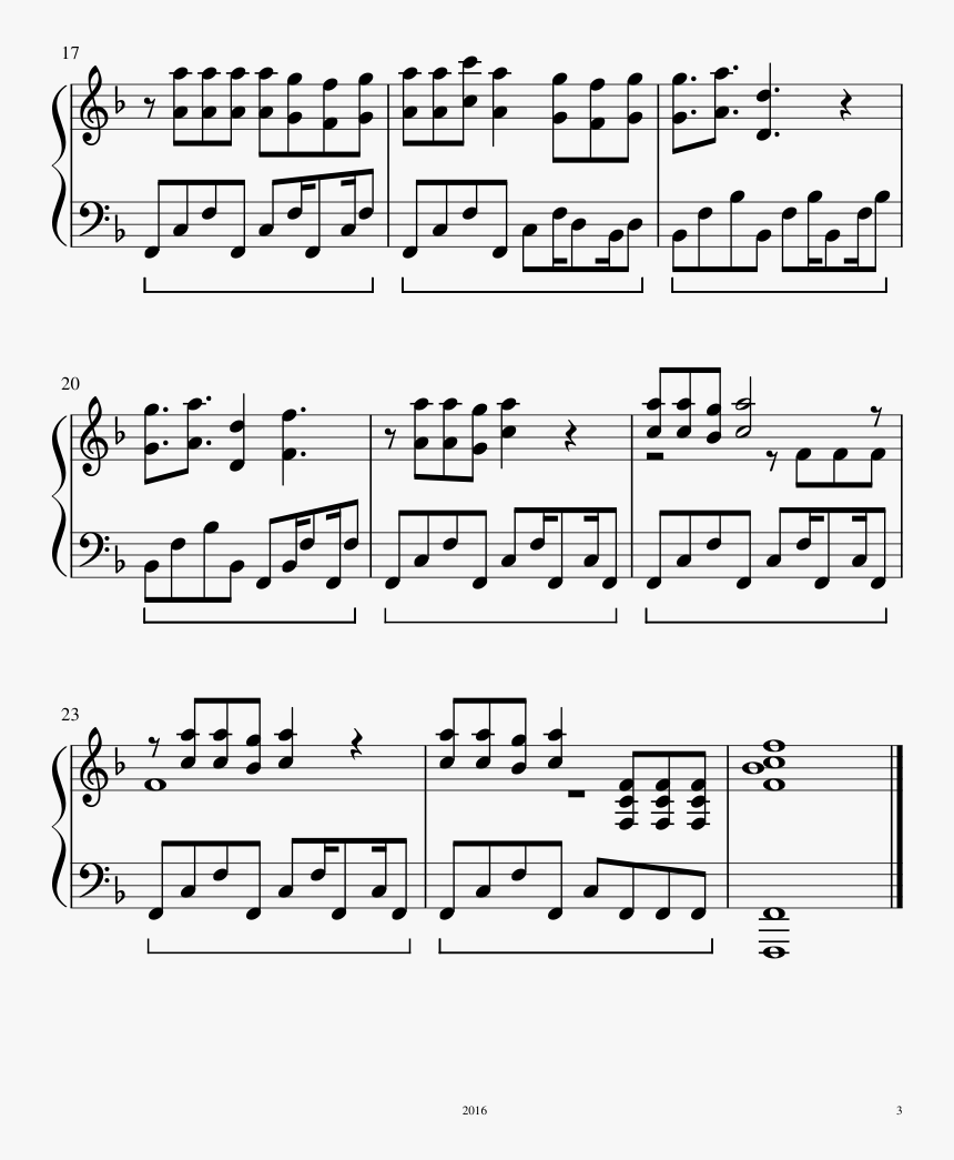 Take On The World Sheet Music Composed By Disney - Sheet Music, HD Png Download, Free Download