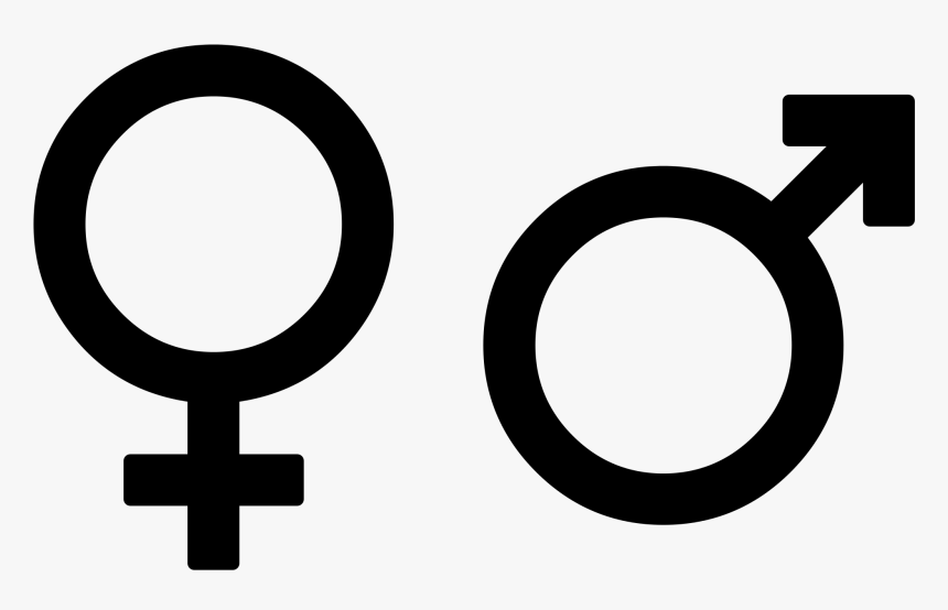 284 Side By Side Sexual Harassment - Male Female Symbols Png, Transparent Png, Free Download