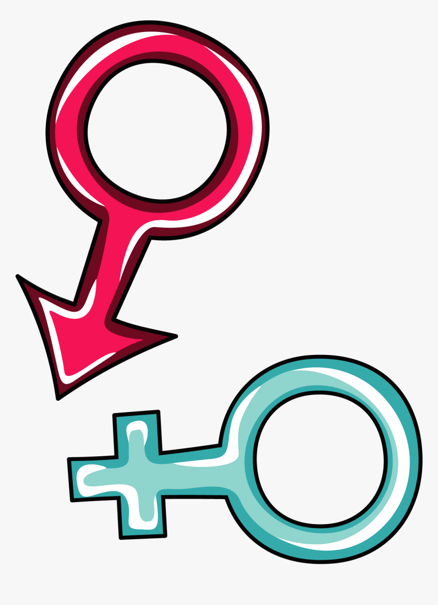 Gender Symbol Male Clip Art - Clipart Male Female Symbol, HD Png Download, Free Download