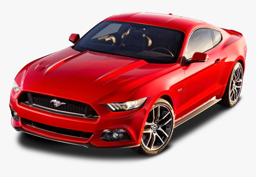 Ford Mustang Red Car Png Image - Ford Mustang Red Car, Transparent Png, Free Download