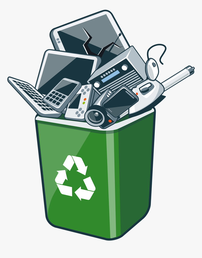 Piles Of Garbage Png - Recycling Electronics, Transparent Png, Free Download