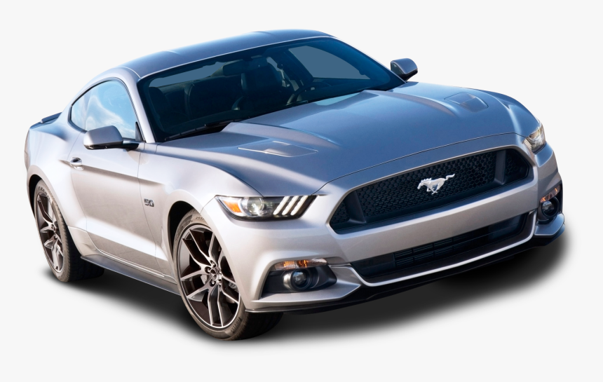 Ford Mustang Silver Car Png Image - Ford Mustang India 2015, Transparent Png, Free Download