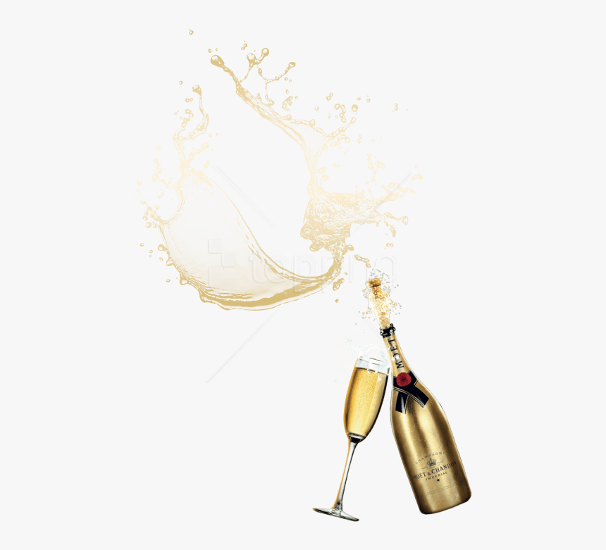 Champagne Popping Png - Champagne Bottle Popping Png, Transparent Png, Free Download