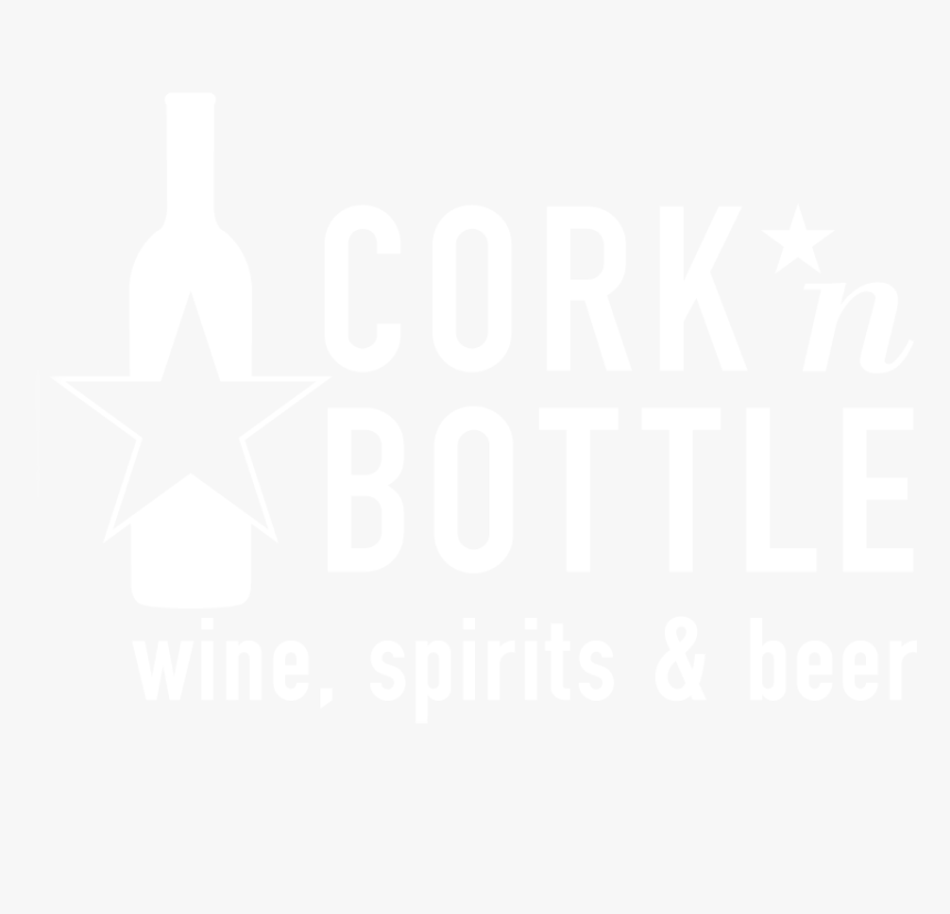 Cork N Bottle - Johns Hopkins White Logo, HD Png Download, Free Download