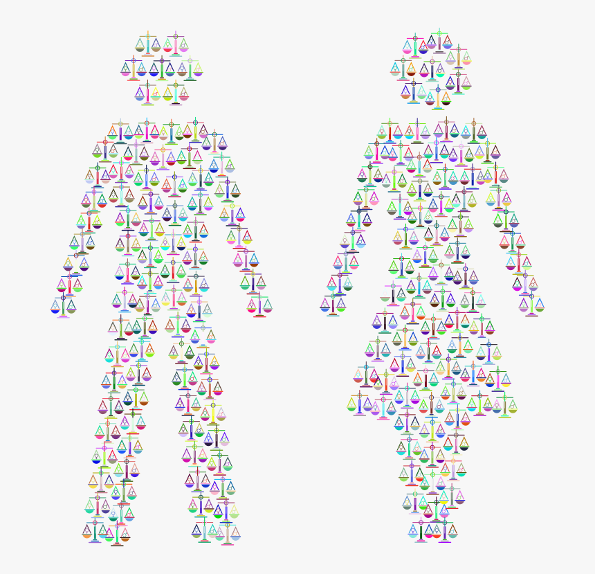 Prismatic Gender Equality Male And Female Figures - Social Equality, HD Png Download, Free Download