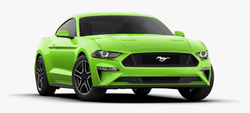Ford Mustang Gt - Lime Green 2020 Mustang Gt, HD Png Download, Free Download