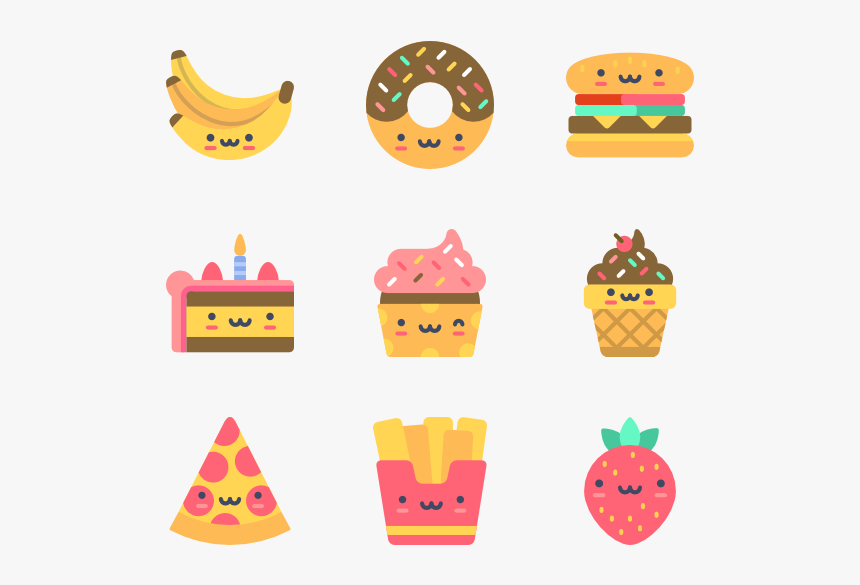 Cute Png - Cute Food - Transparent Background Cute Icons, Png Download, Free Download